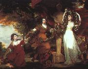 Sir Joshua Reynolds Ladies Adorning a Term of Hymen oil painting reproduction